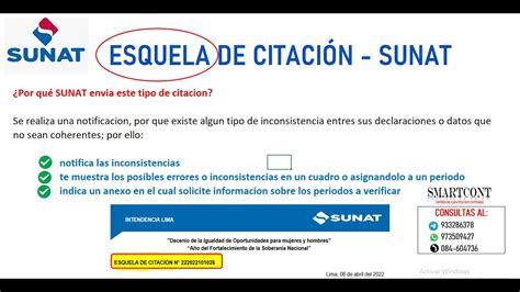 ESQUELA DE CITACION SUNAT YouTube