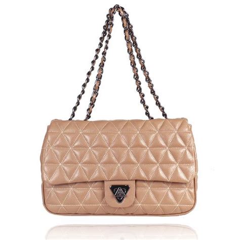 Bolsa Tiracolo Couro Nude Matelasse Nina Campezzo