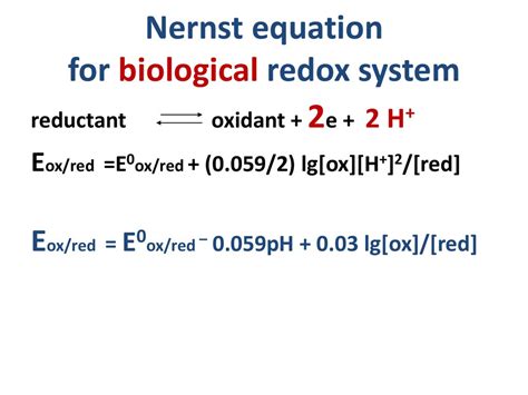 Electrochemistry Oxidation Reduction Equilibrium In Water Solutions Online Presentation