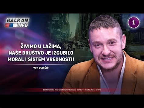 Intervju Vuk Uri I Ivimo U La Ima Na E Dru Tvo Je Izgubilo