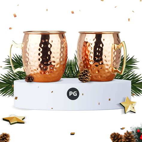 Amazon PG Moscow Mule Mugs Large Size 19 Ounces Set Of 2