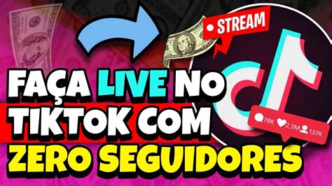 Como FAZER LIVE No TIKTOK MENOS De MIL SEGUIDORES EXCLUSIVO