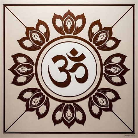 spiritual om design pictures