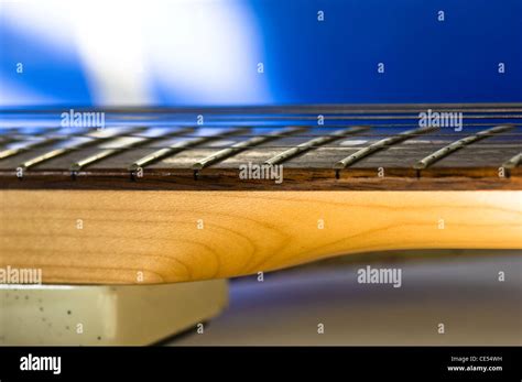 Electric Guitar Sections Close Ups Stock Photo Alamy