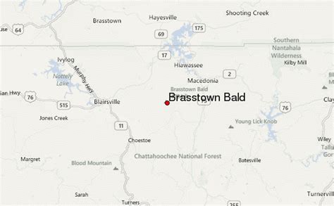 Brasstown Bald Map