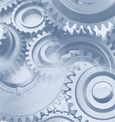 Steel Cog Gears Stock Photo Image Of Cogwheel Clockworks 301050258