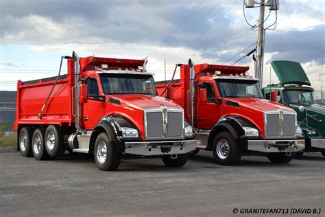 Kenworth T880 Dump Truck Red