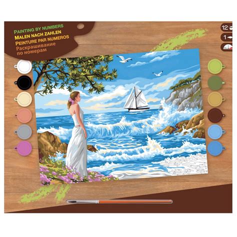 Sequin Art Whispering Shores Large Painting By Numbers