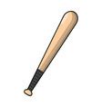 Color Baseball Bat To Play Icon Royalty Free Vector Image