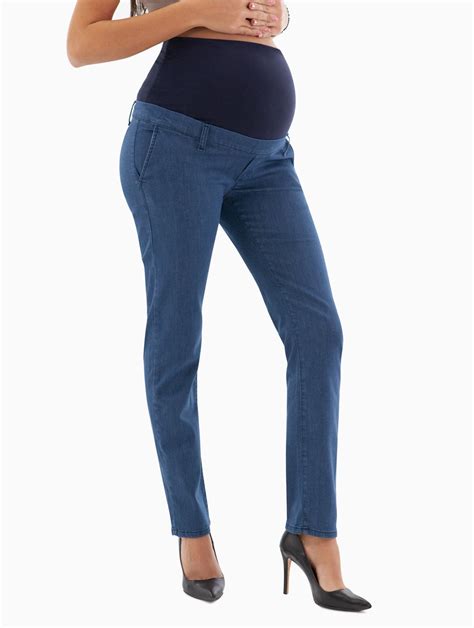 Jeans premaman regular con vestibilità dritta pantaloni 100% made in Italy