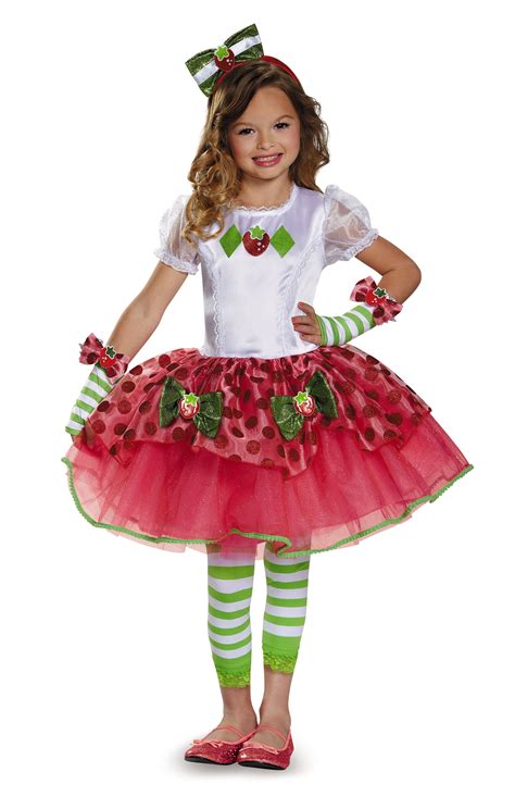 Child Strawberry Shortcake Tutu Prestige Costume By Disguise 84499