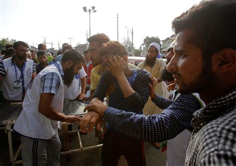 Kashmir Protests Turn Violent After Death Of Separatist Leader Burhan