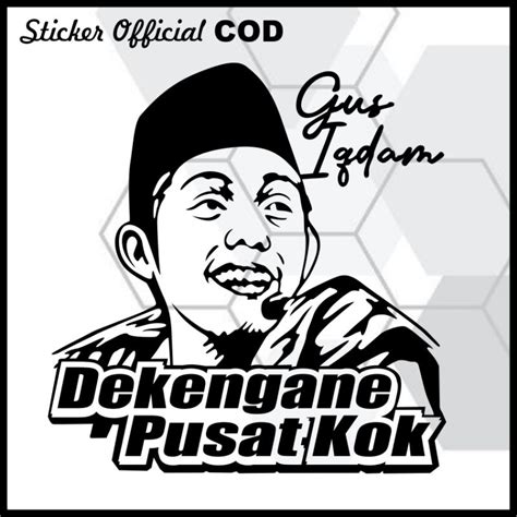 Jual Sticker Wajah Gus Iqdam Dekengane Pusat Shopee Indonesia