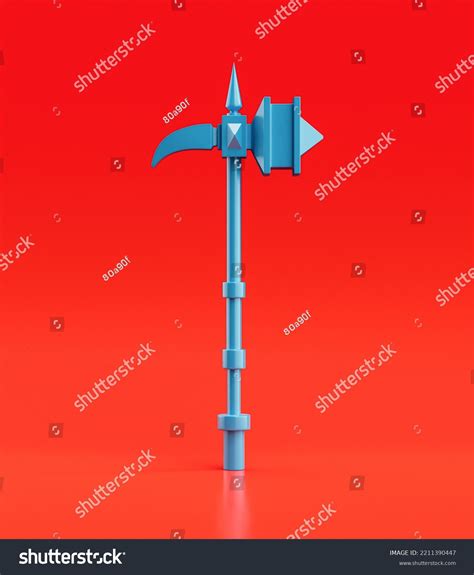 medieval nordic knight hammer ancient battle stock illustration