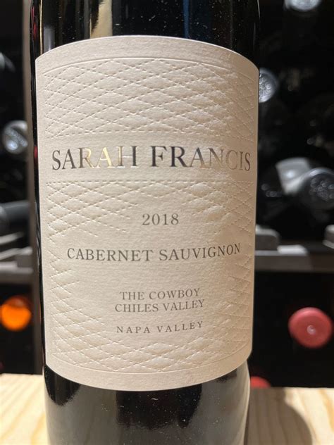 Sarah Francis Cabernet Sauvignon The Cowboy Usa California Napa