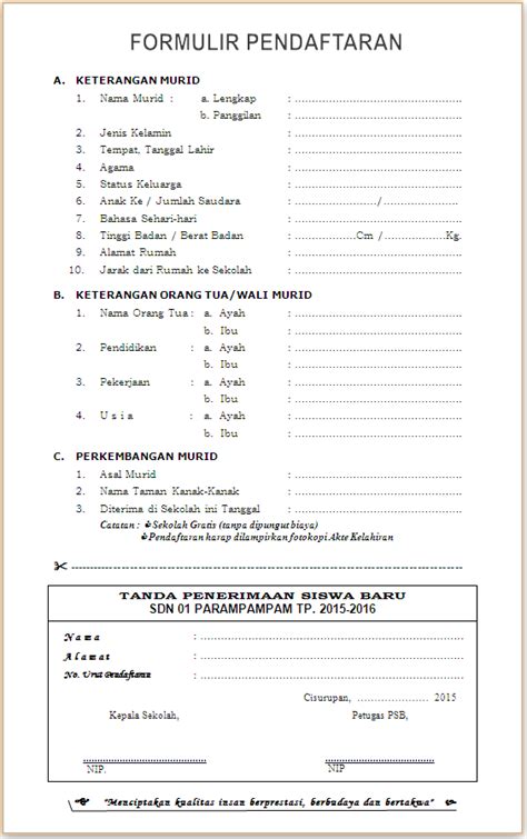 Cara Membuat Formulir Pendaftaran Sekolah Homecare24