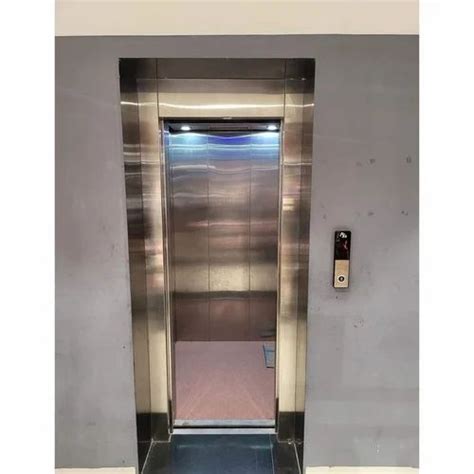 Mild Steel Auto Door Passenger Elevator With Machine Room Maximum