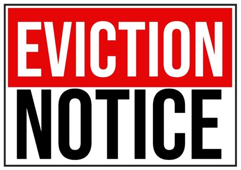 Eviction Notice Sign Board Template Postermywall