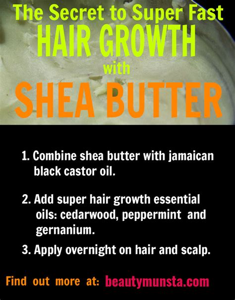 3 Shea Butter Hair Growth Recipes That Work Beautymunsta Free Natural Beauty Hacks And More