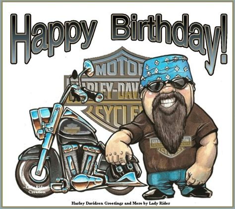 Happy Birthday Images With Harley Davidson💐 — Free Happy Bday Pictures