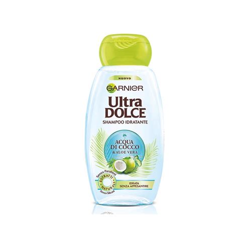 Garnier Ultra Dolce Shampoo Idratante Acqua Di Cocco E Aloe Vera Ml