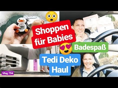 TEDI DEKO HAUL l Shoppen für Baby Girl Boy l Baden mit Lias l