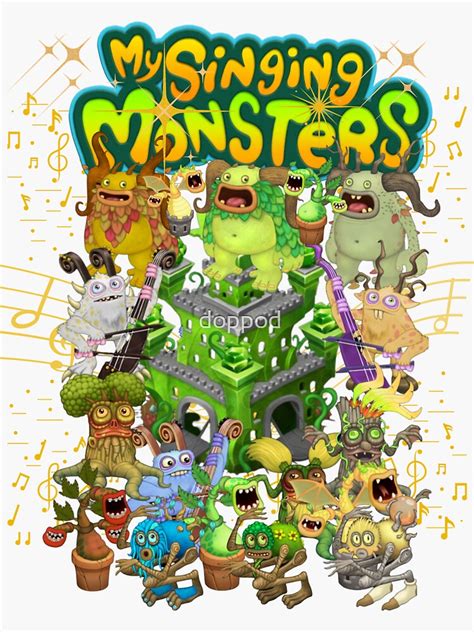 My Singing Monsters Wubbox Sticker For Sale By Doppod Redbubble