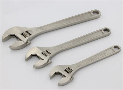 Craftsman 3 Piece Adjustable Wrench Set