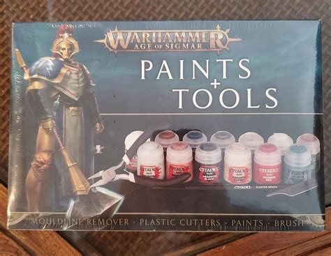 Citadel Games Workshop Warhammer Age Of Sigmar Paint Tools Set Ebay