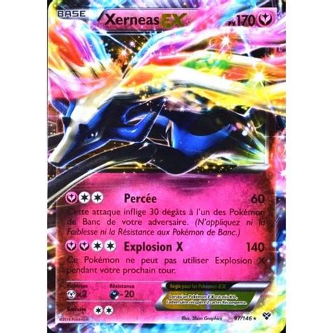 Carte Pokémon 97 146 Xerneas Ex 170 Pv Xy Cdiscount Jeux Jouets