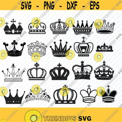 The Svg Files Are Available For All Kinds Of Crowns