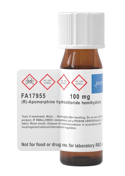 Fa17955 41372 20 7 R Apomorphine Hydrochloride Hemihydrate