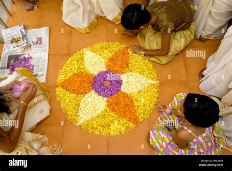 Onam Celebrations Kerala India Stock Photo Alamy