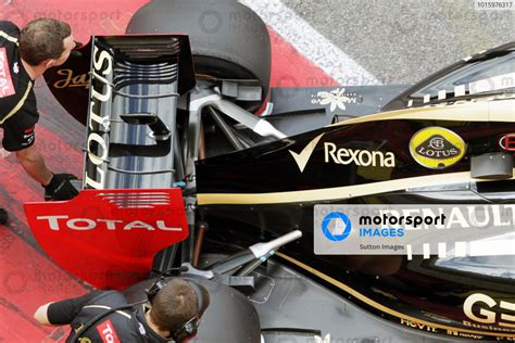 Lotus E Rear Floor Rear Wing Rear Suspension And Exhaust Outlet