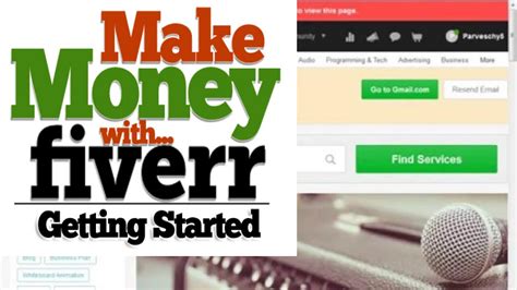 Fiverr Tutorial Earn Money From Fiverr Youtube