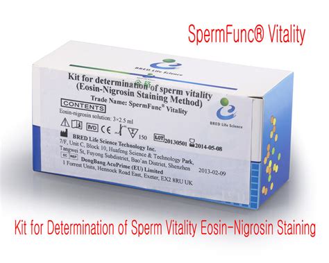 BRED 014 Sperm Viability Kit Eosin Nigrosin Staining For Evaluating