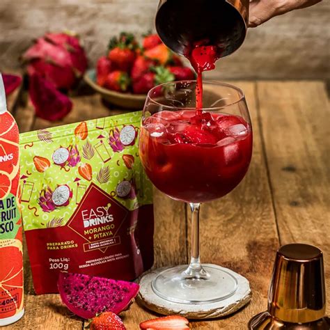 Monodose Easy Drinks Frutas Morango Pitaya G Compre Bebidas Online