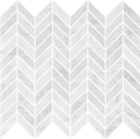 Beginyan S Tile Begm Carrara White Polish Marble Chevron