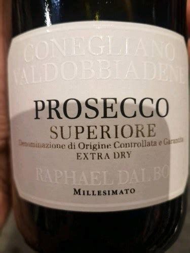 Raphael Dal Bo Conegliano Valdobbiadene Prosecco Superiore Millesimato