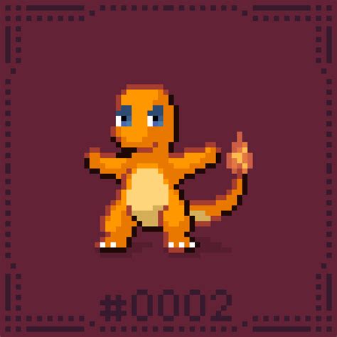 Charmander Pixel Art by DandelioNPixelart on DeviantArt