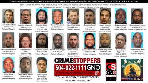 9 New Orleans Area Sex Offenders Rearrested Under Operation Boo Dat