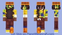 DarkEyebrows Blockwars 5 Golden Gorillas! Minecraft Skin