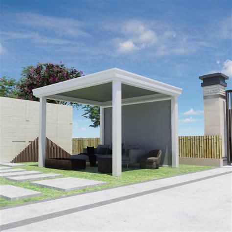 Pergola Bioclimatica Aluminium Waterproof Louver Roof Pergola Motorised