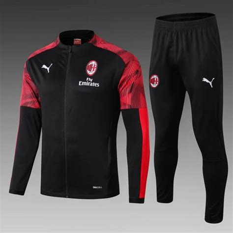 Ac Milan Full Zip Tracksuit Stepiconic