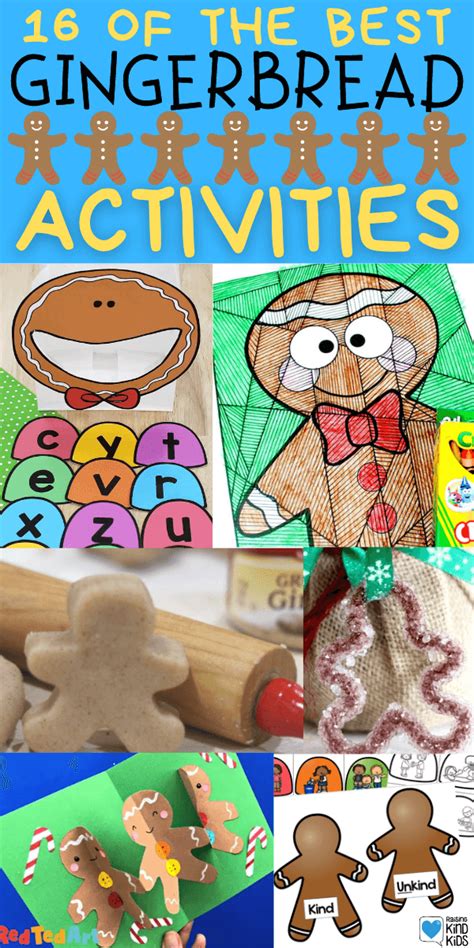 Gingerbread Activities and Gingerbread Printables That are Fun and Engaging