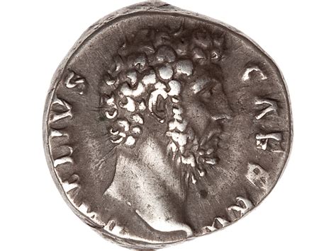 Ancient Imperial Roman Silver Denarius Of Aelius Caesar