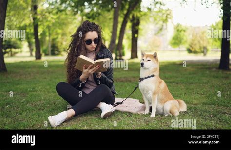 Woman Sitting On Grass Reading Stock Videos And Footage Hd And 4k Video