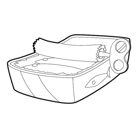 Premium Vector Canned Fish Icon Outline Illustration Of Canned Fish