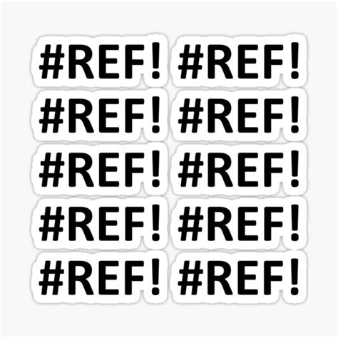 Excel Ref Sticker By D1mon Redbubble