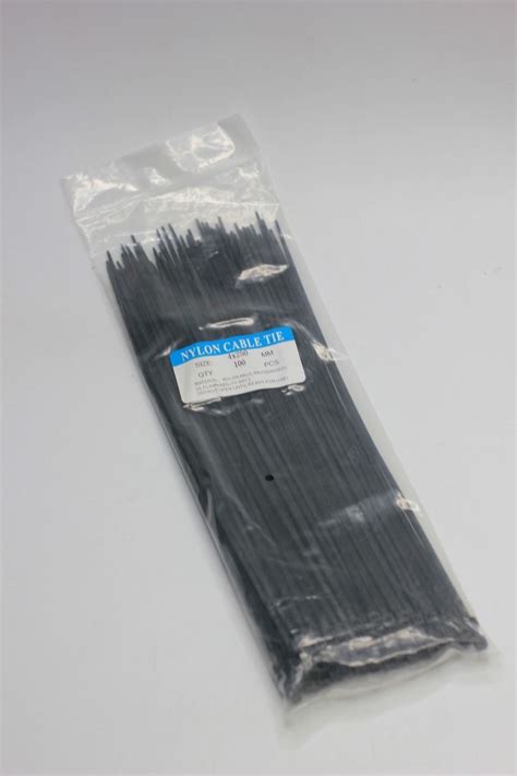 Cable Tie Nylon 4x250mm Black Self Locking Cable Wire Heavy Duty